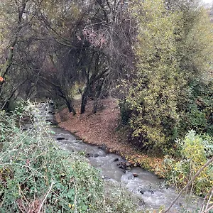 Junto Al Río En Entrada Ruta Cahorros , Monachil España